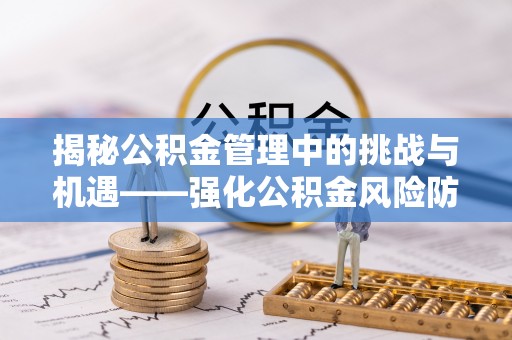 尼玛揭秘公积金管理中的挑战与机遇——强化公积金风险防控的多维策略