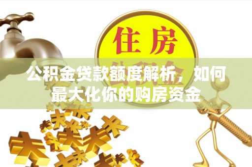 尼玛公积金贷款额度解析，如何最大化你的购房资金
