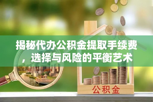 尼玛揭秘代办公积金提取手续费，选择与风险的平衡艺术